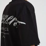 T-shirt uomo girocollo nera OCM41201 BLACK REPRESENT 