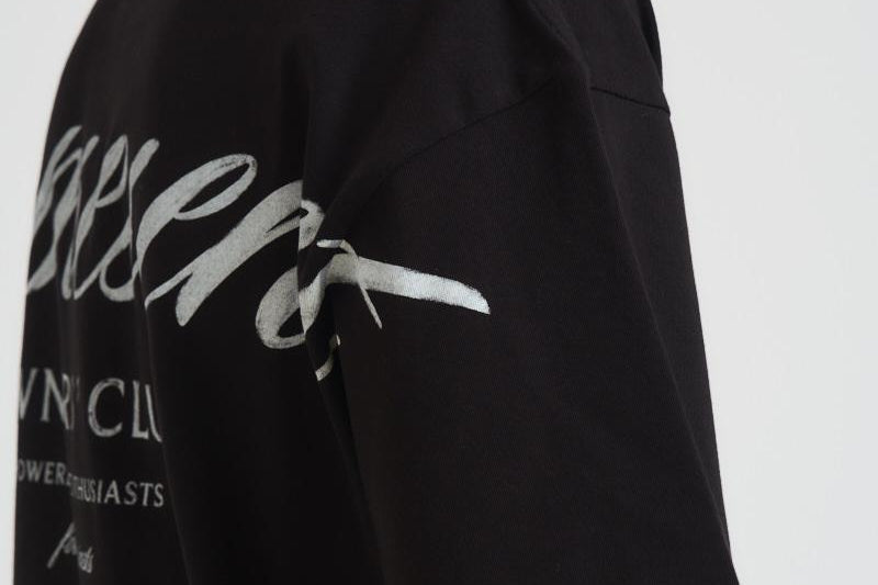 T-shirt uomo girocollo nera OCM41201 BLACK REPRESENT 