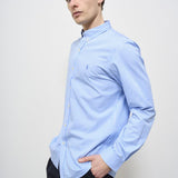Camicia uomo a righe celeste 710929344 018 RALPH LAUREN 