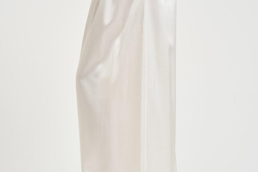 Pantalone donna Sandy a palazzo bianco 326SS3808S IVORY DANAME 