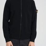 Maglia uomo con zip nera 5100062 S00A1V0029 STONE ISLAND 
