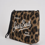 Pochette donna Aline Felt Leo animalier ALINE FELTLEO18 MC2 SAINT BARTH 