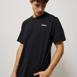 T-shirt uomo girocollo nera ATH084 110 BARROW 