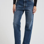 Jeans donna regular in denim scuro 452P515 07NAVYBLUE CYCLE 