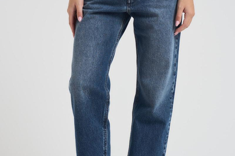 Jeans donna regular in denim scuro 452P515 07NAVYBLUE CYCLE 