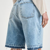 Bermuda donna Lulu in denim chiaro LULU 8819SKYBLUE ICON DENIM 
