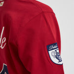 Polo uomo con patch rossa PL158 CO127RED DROLE DE MONSIEUR 