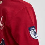 Polo uomo con patch rossa PL158 CO127RED DROLE DE MONSIEUR 