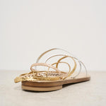Sandali donna oro e argento W65  EMANUELA CARUSO CAPRI 