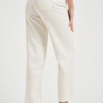 Jeans donna gamba dritta crema JILL 8800WHITE ICON DENIM 