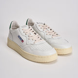 Sneakers uomo Medalist Low bianca e verde AULM LL20 AUTRY 