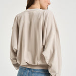 Felpa donna Sauria avorio SW0149FA D1M01E90BE MARANT ETOILE 