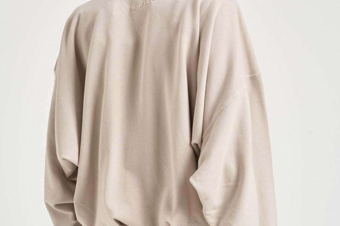 Felpa donna Sauria avorio SW0149FA D1M01E90BE MARANT ETOILE 