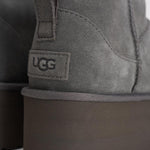 Stivale donna platform Ultra mini grigio 1135092 CHARCOLE UGG 