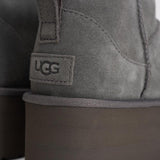 Stivale donna platform Ultra mini grigio 1135092 CHARCOLE UGG 