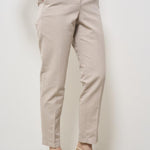 Pantaloni donna a sigaretta beige 176832 D6207401 INCOTEX 