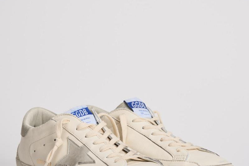 Sneakers uomo Super-Star grigie GMF00102 F00535911166 GOLDEN GOOSE 