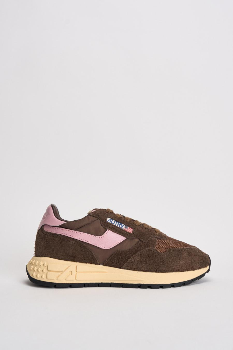 Sneakers donna Reelwind in suede marrone WWLW UT12 AUTRY 