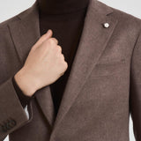 Giacca uomo monopetto tortora 2403 525004 LUIGI BIANCHI 