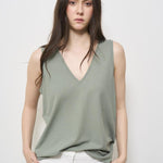 Top donna verde in maglia 853004 ZG480Z1568 INCOTEX 