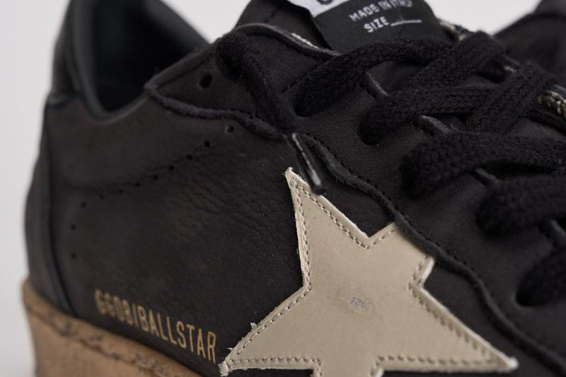 Sneakers uomo Ballstar vintage nero GMF00117 F00621560538 GOLDEN GOOSE 