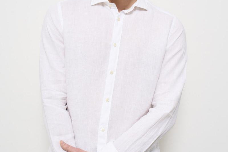Camicia uomo bianca X66TNW UA1 ACCADEMIE TESSILI 