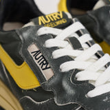 Sneakers uomo Reelwind grigia e gialla WWLM GQ06 AUTRY 