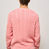 Maglia uomo a treccia rosa 710965867 004 RALPH LAUREN 