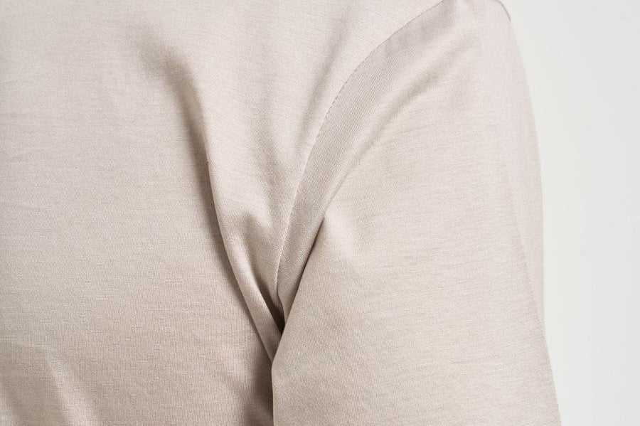 T-shirt uomo girocollo beige SH000760 BEIGE ACCADEMIE TESSILI 
