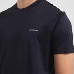 T-shirt uomo blu con logo bianco 8N1TD8 1JVZ0920 EMPORIO ARMANI 