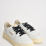Sneakers donna Medalist Low bianca e leopardata AULW OC02 AUTRY 