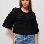Blusa donna Azelia nera PU0661FA C1L15E01BK MARANT ETOILE 