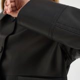 Giubbotto donna in ecopelle nero 8200 BLACK SWORD 6.6.44 