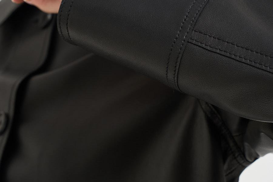 Giubbotto donna in ecopelle nero 8200 BLACK SWORD 6.6.44 