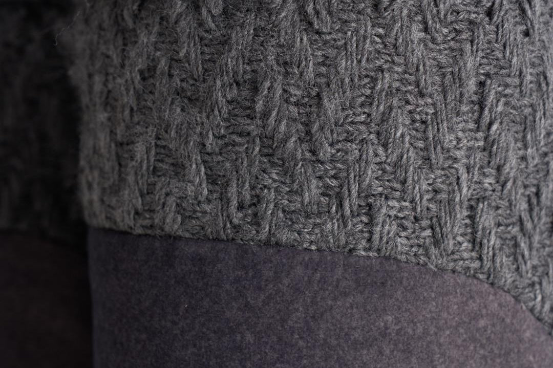 Stivale donna da neve in maglia grigio 1409750 H019GREY MOON BOOT 