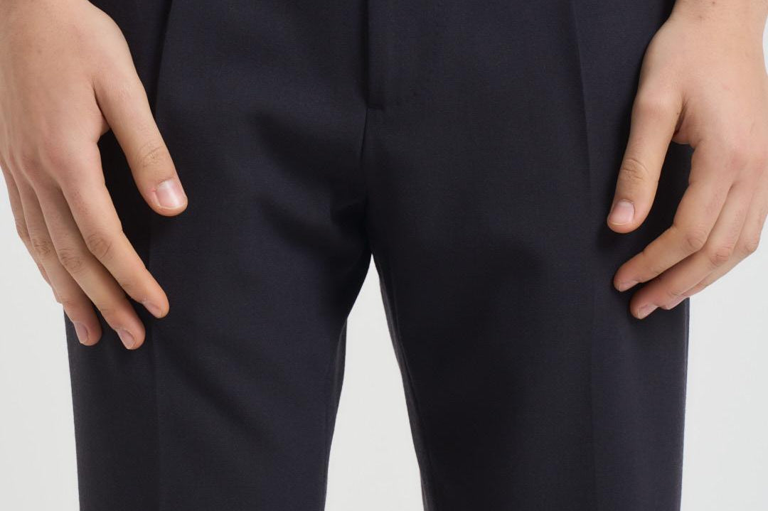 Pantalone uomo carrot fit blu scuro IRNO 270678 SANTANIELLO 