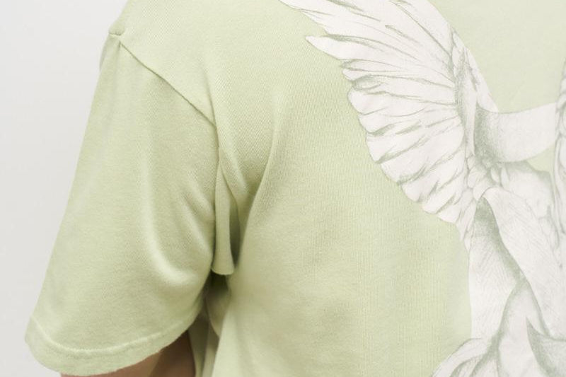 T-shirt uomo girocollo verde MLM41066 37 REPRESENT 