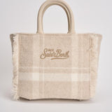 Borsa donna Vanity Felt beige VANITYFELT CHECK1110 MC2 SAINT BARTH 