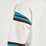 T-shirt uomo bianca e marrone TS293 CO248OFFWHITE DROLE DE MONSIEUR 