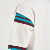 T-shirt uomo bianca e marrone TS293 CO248OFFWHITE DROLE DE MONSIEUR 