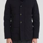 Piumino con cappuccio blu scuro F09MUCX581 18589 MONTECORE 