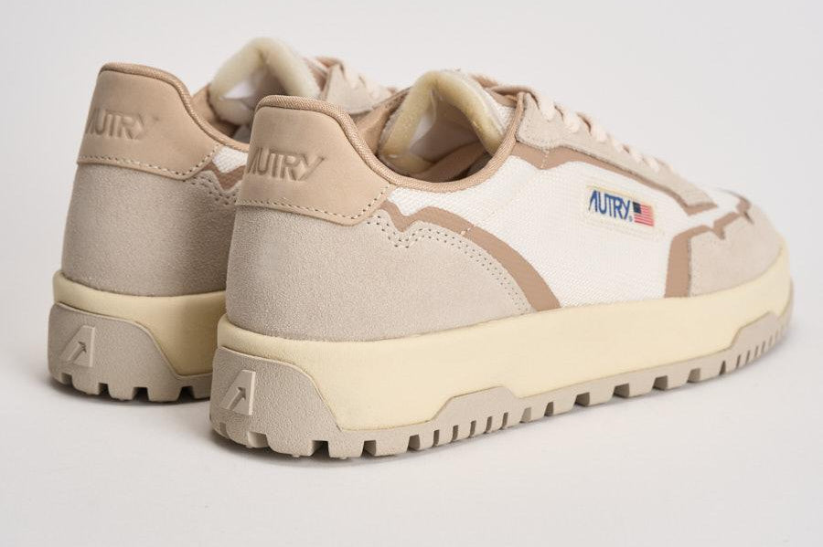 Sneakers uomo Wild pace beige e bianca LDLM AK03 AUTRY 