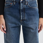 Jeans donna regular in denim scuro 452P515 07NAVYBLUE CYCLE 