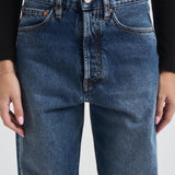 Jeans donna regular in denim scuro 452P515 07NAVYBLUE CYCLE 
