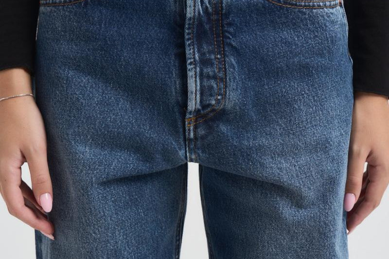 Jeans donna regular in denim scuro 452P515 07NAVYBLUE CYCLE 