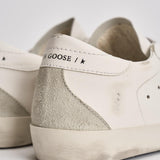 Sneakers donna Super Star bianca e grigia GWF00102 F00468510276 GOLDEN GOOSE 