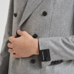 Giacca uomo doppiopetto in lana grigia 1SMC20K 070039P3041 TAGLIATORE 