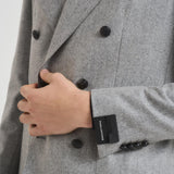 Giacca uomo doppiopetto in lana grigia 1SMC20K 070039P3041 TAGLIATORE 