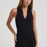 Top a coste scollo a V donna KENZIE BLACK IRO 