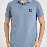 Polo uomo manica corta celeste 2200010 S0018V0024 STONE ISLAND 